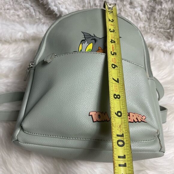 Tom and Jerry Mini Backpack, Small Small pack, Pale Green, 10”. - Picture 7 of 12